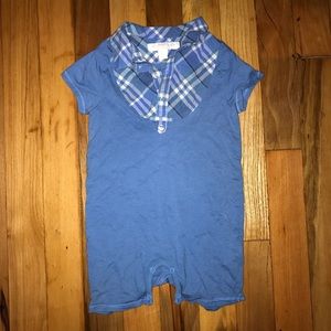 Burberry newborn onesie